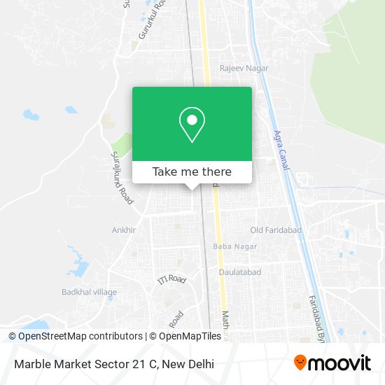 Marble Market Sector 21 C map