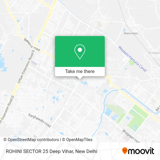 ROHINI SECTOR 25 Deep Vihar map