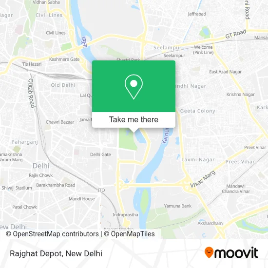 Rajghat Depot map