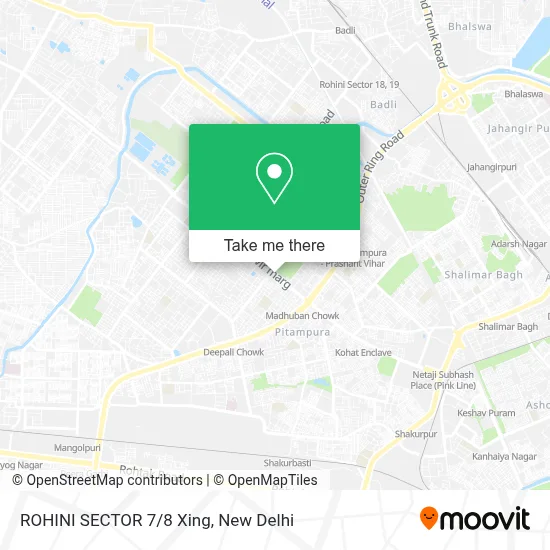 ROHINI SECTOR 7/8 Xing map