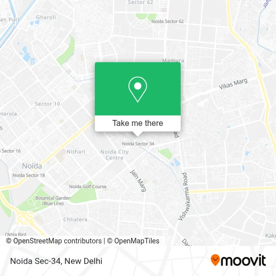 Noida Sec-34 map