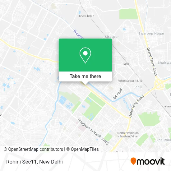 Rohini Sec11 map