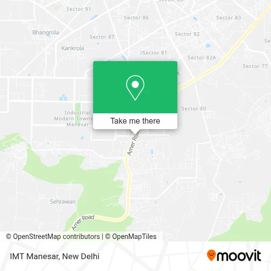 IMT Manesar map