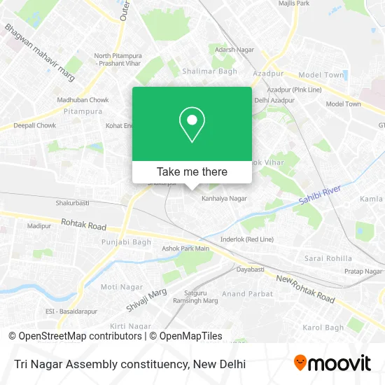 Tri Nagar Assembly constituency map