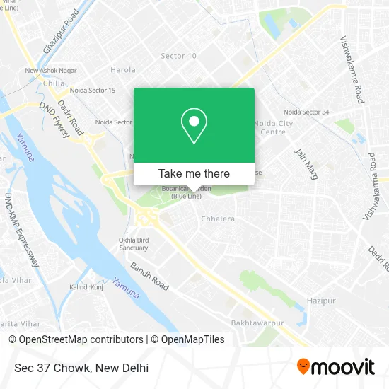 Sec 37 Chowk map