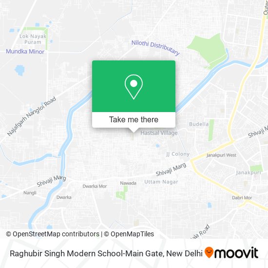 Raghubir Singh Modern School-Main Gate map
