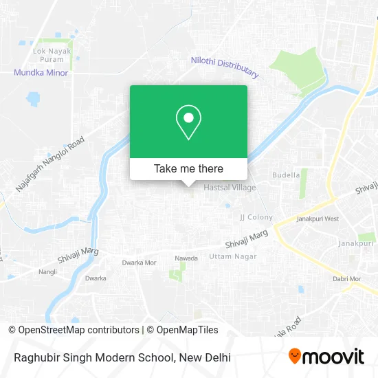 Raghubir Singh Modern School map