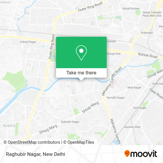 Raghubir Nagar map