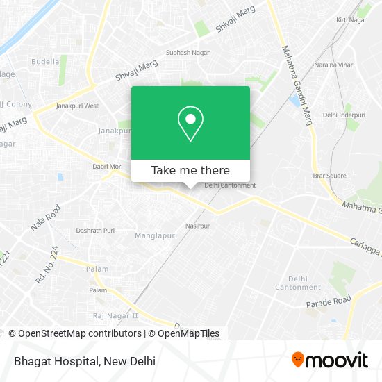 Bhagat Hospital map