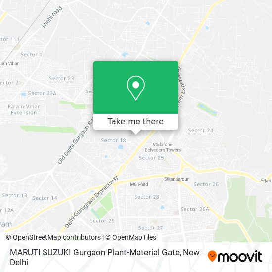 MARUTI SUZUKI Gurgaon Plant-Material Gate map