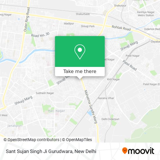 Sant Sujan Singh Ji Gurudwara map