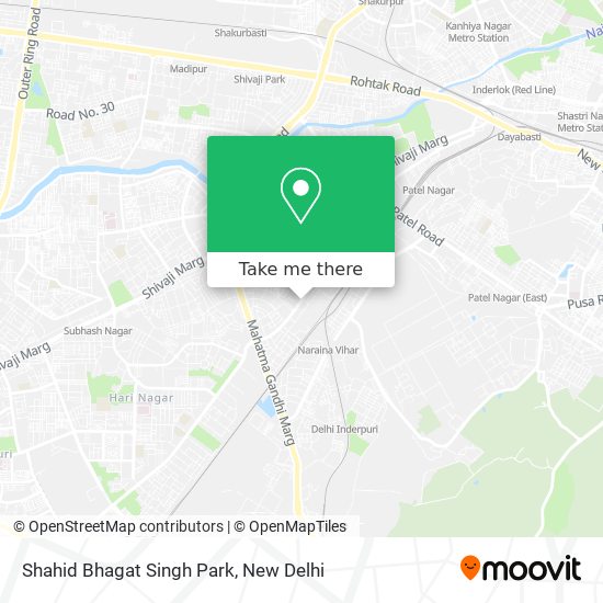 Shahid Bhagat Singh Park map