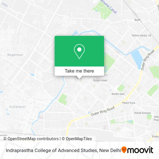 Indraprastha College of Advanced Studies map