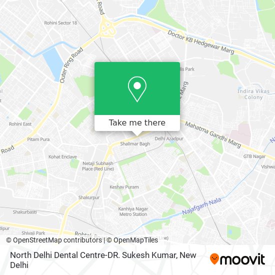 North Delhi Dental Centre-DR. Sukesh Kumar map