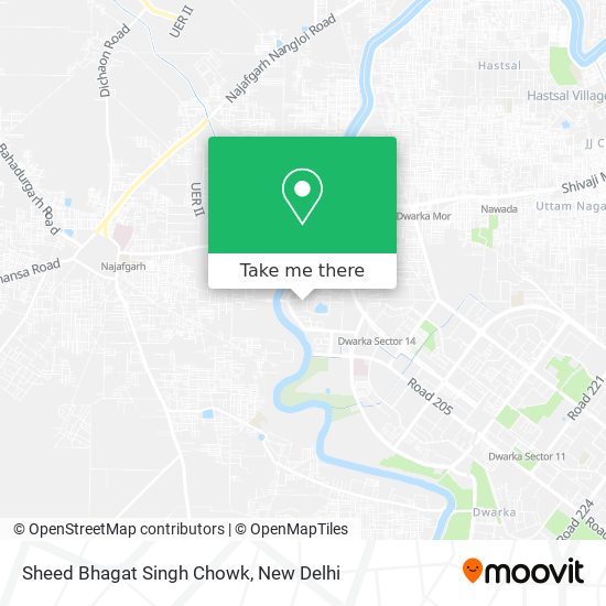 Sheed Bhagat Singh Chowk map