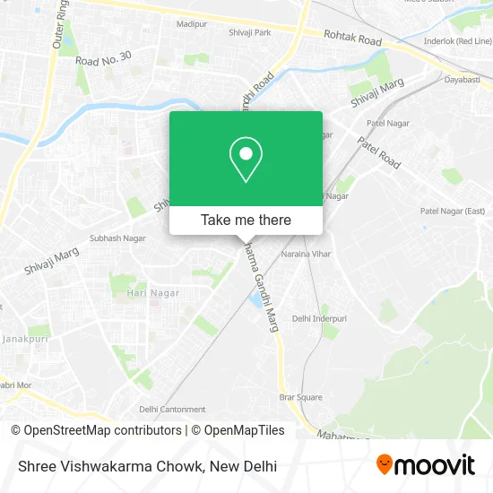 Shree Vishwakarma Chowk map