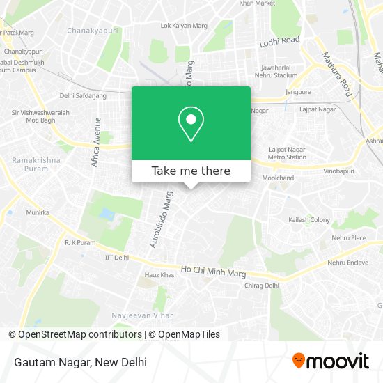 Gautam Nagar map