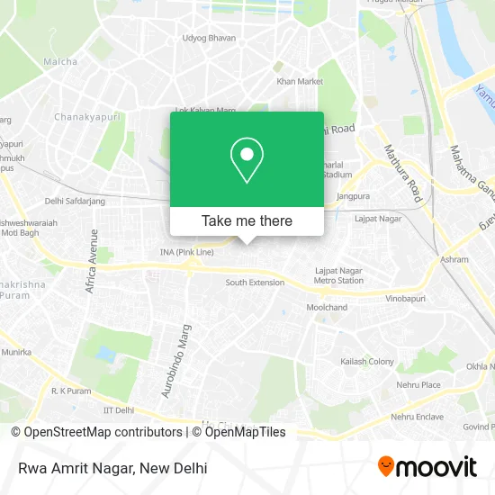 Rwa Amrit Nagar map