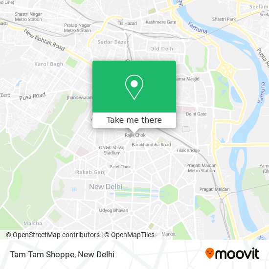 Tam Tam Shoppe map