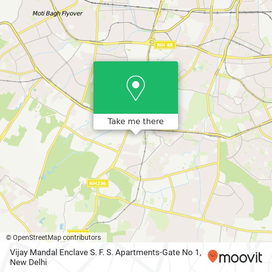 Vijay Mandal Enclave S. F. S. Apartments-Gate No 1 map