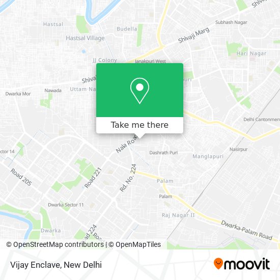 Vijay Enclave map