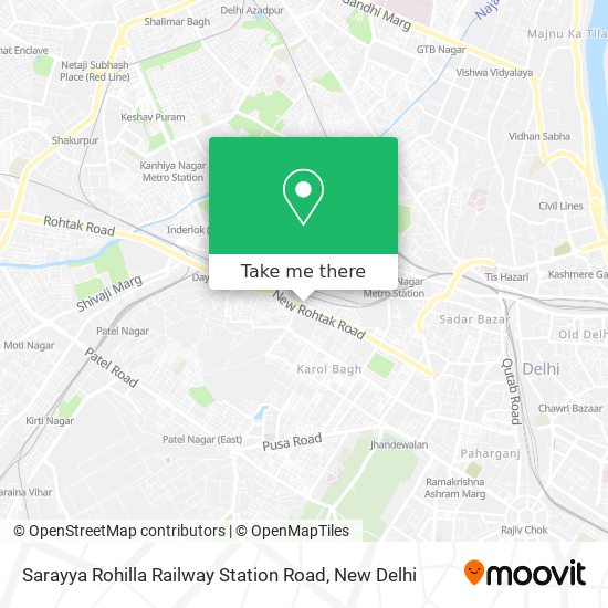 Sarayya Rohilla Railway Station Road map