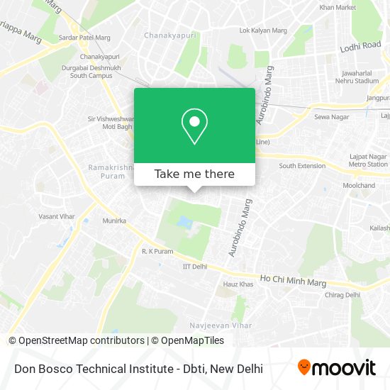 Don Bosco Technical Institute - Dbti map
