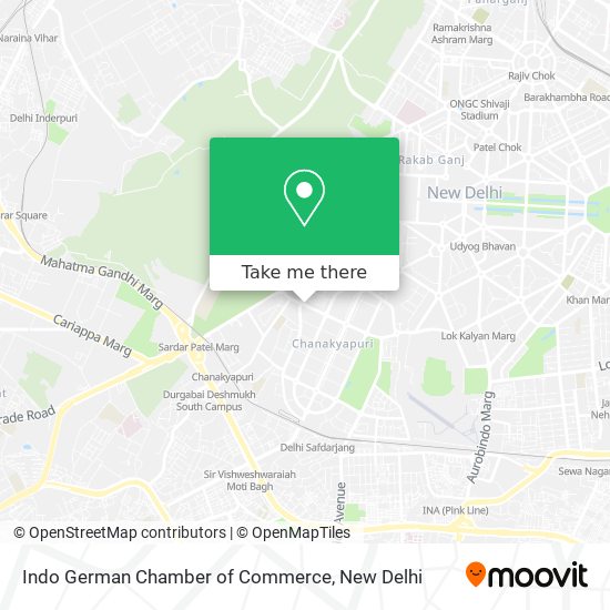Indo German Chamber of Commerce map