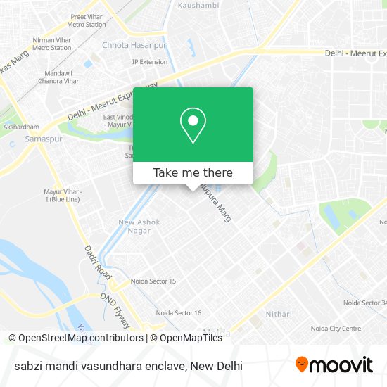 sabzi mandi vasundhara enclave map