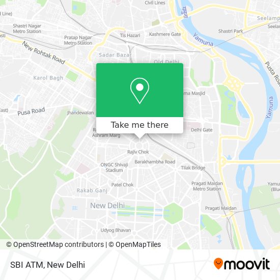 SBI ATM map