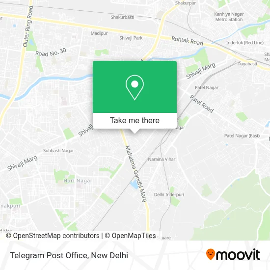 Telegram post office map