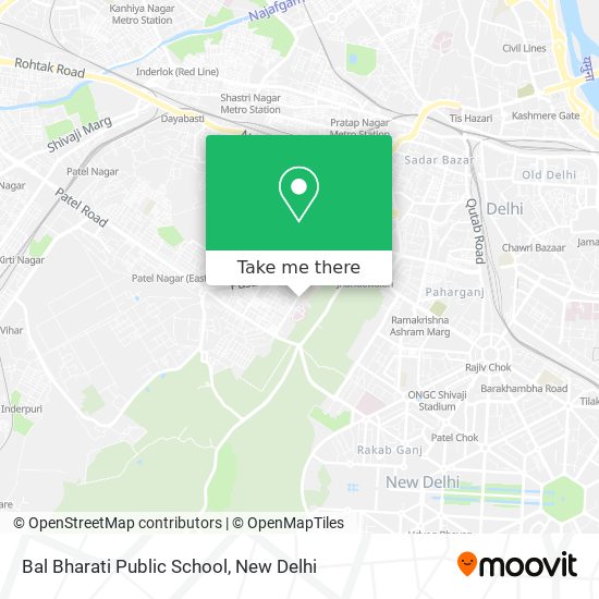Bal Bharati Public School map