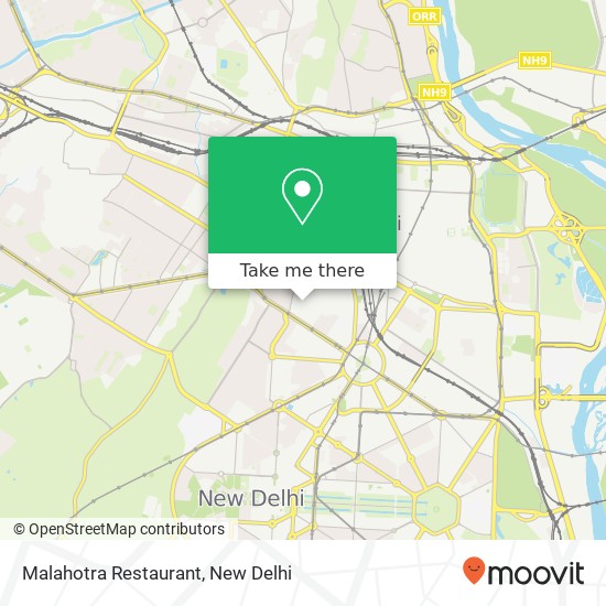 Malahotra Restaurant map