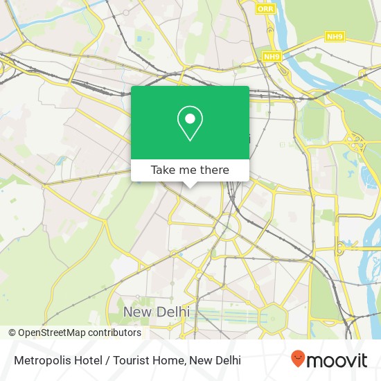 Metropolis Hotel / Tourist Home map