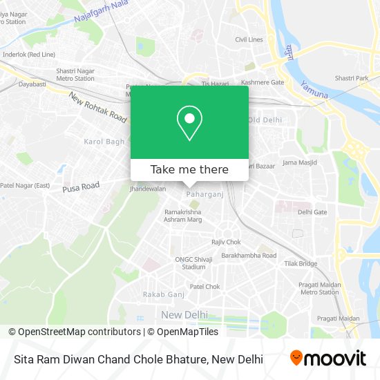 Sita Ram Diwan Chand Chole Bhature map