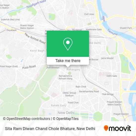 Sita Ram Diwan Chand Chole Bhature map