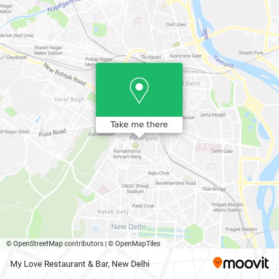 My Love Restaurant & Bar map
