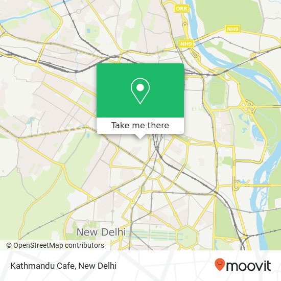 Kathmandu Cafe map