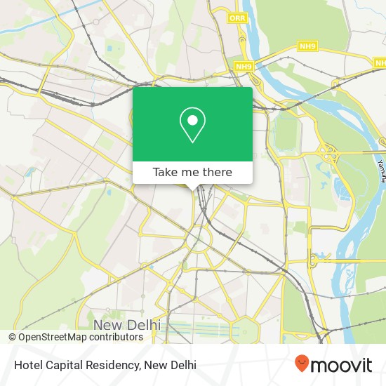 Hotel Capital Residency map