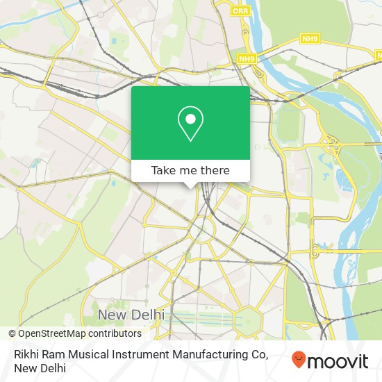 Rikhi Ram Musical Instrument Manufacturing Co map