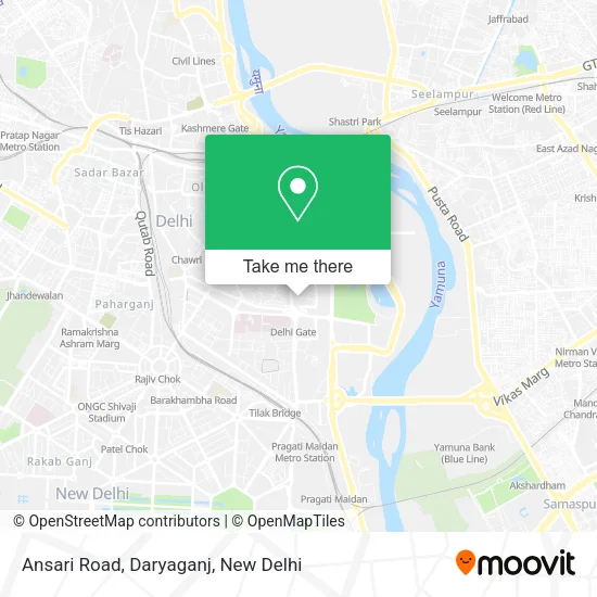 Ansari Road, Daryaganj map
