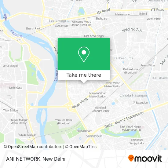 ANI NETWORK map