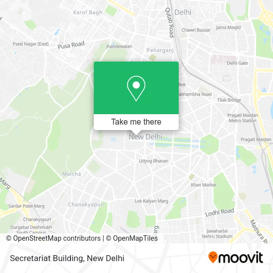 Secretariat Building map