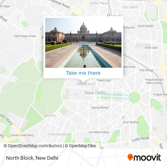 North Block map