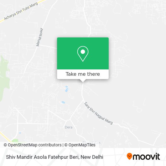 Shiv Mandir Asola Fatehpur Beri map