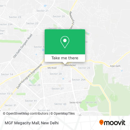 MGF Megacity Mall map