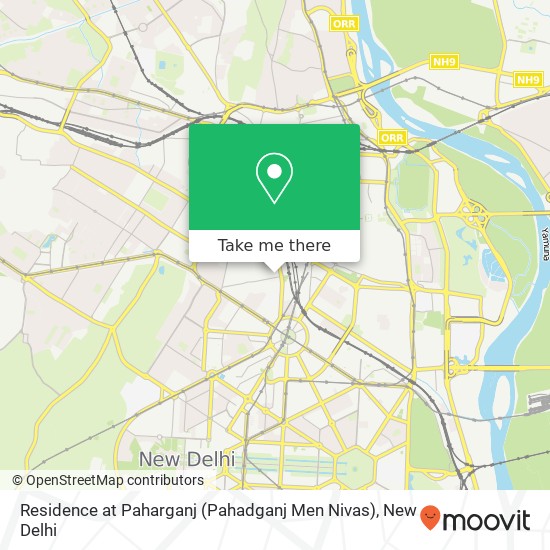 Residence at Paharganj (Pahadganj Men Nivas) map