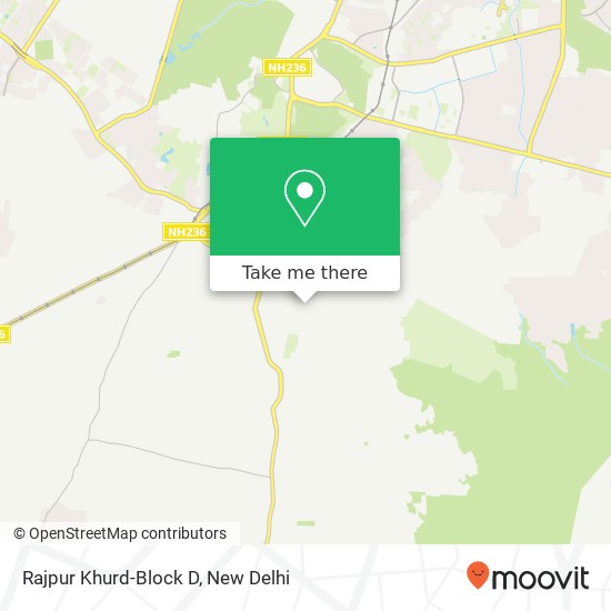 Rajpur Khurd-Block D map