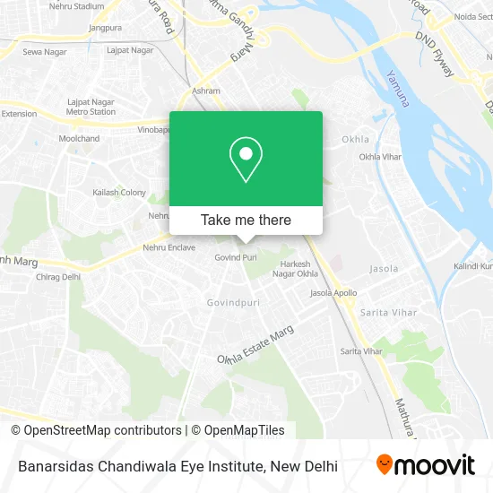 Banarsidas Chandiwala Eye Institute map