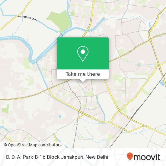 D. D. A. Park-B-1b Block Janakpuri map